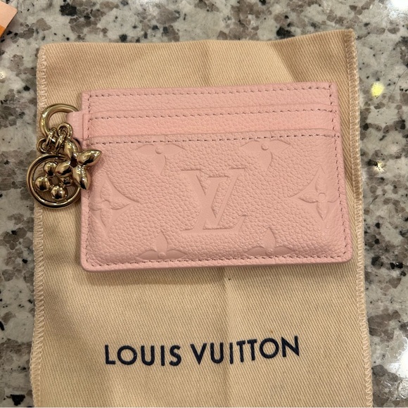 Louis Vuitton Charms Card Holder in Pink Opal - Picture 1 of 9